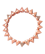 Blu Bijoux Crystal Small Spike Stretch Bracelet